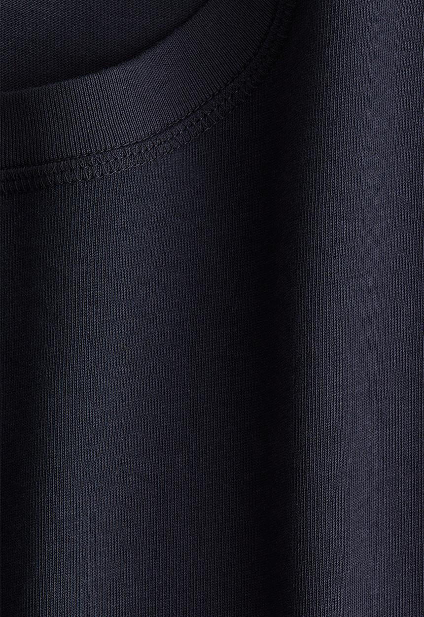 H&M - Oversized cotton t-shirt - navy blue