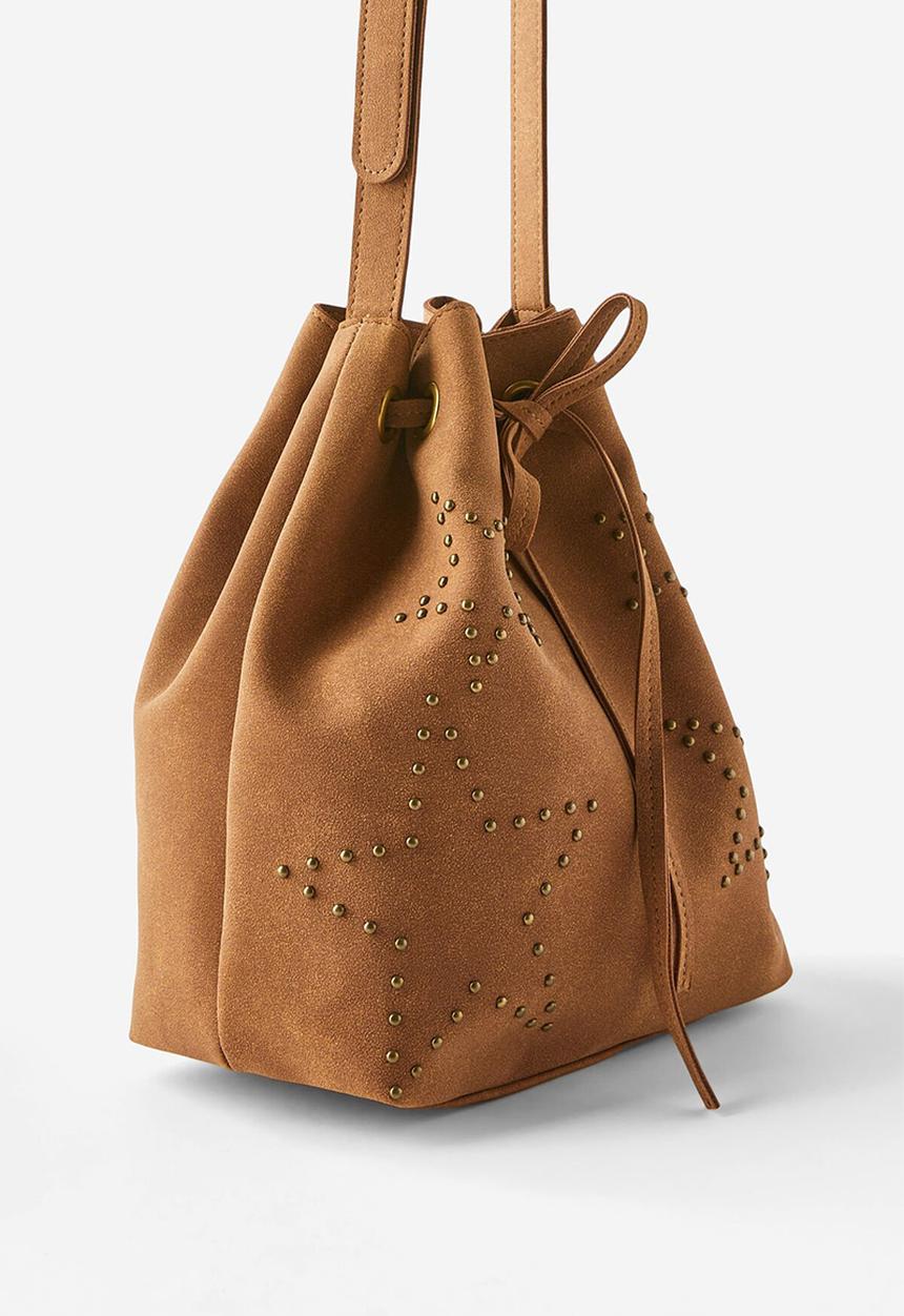 Rubi - Millie bucket bag - walnut micro