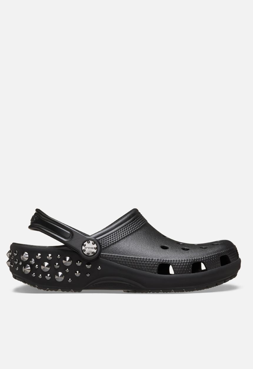 Crocs - Classic sic studded clog - black