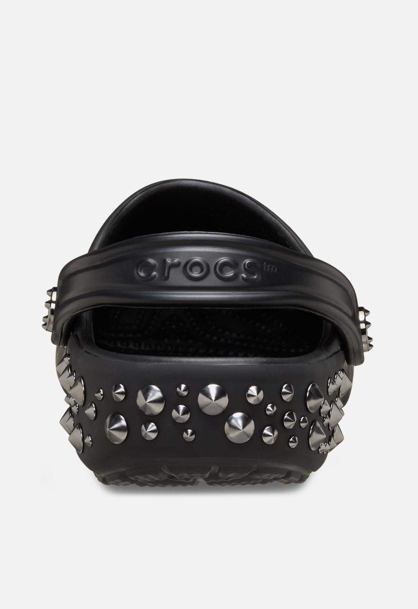 Crocs - Classic sic studded clog - black