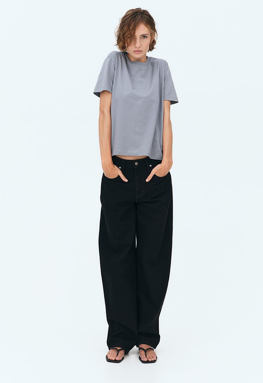 H&M - Cotton t-shirt - grey-blue