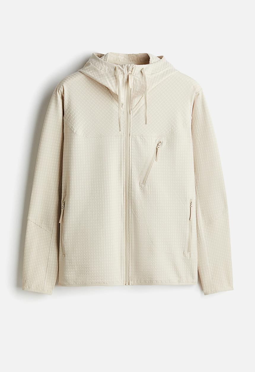 H&M - Regular fit mid layer jacket with drymove™ - light beige