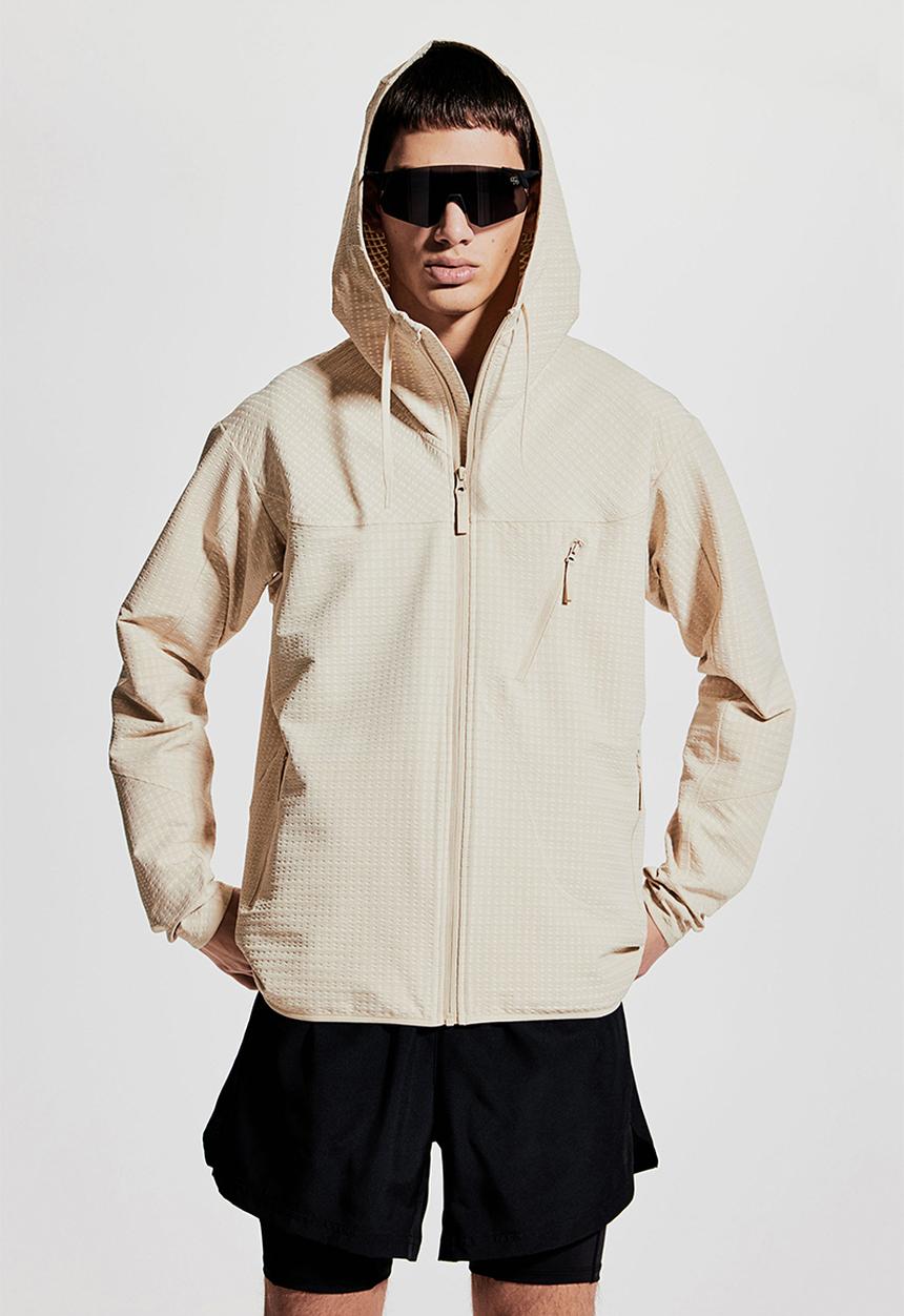 H&M - Regular fit mid layer jacket with drymove™ - light beige