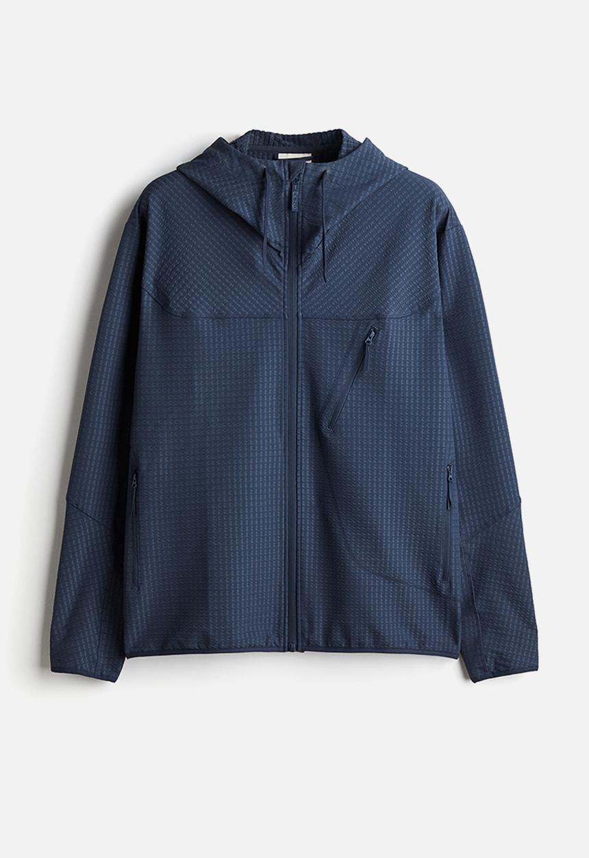 H&M - Regular fit mid layer jacket with drymove™ - navy blue