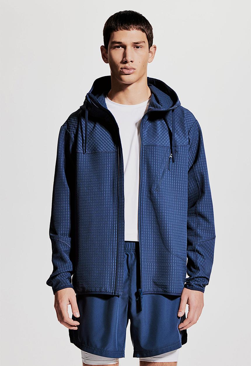 H&M - Regular fit mid layer jacket with drymove™ - navy blue