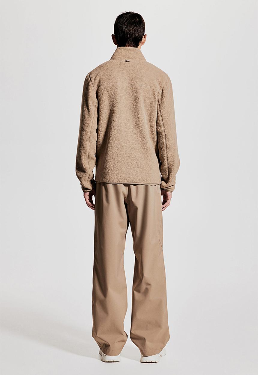 H&M - Regular fit teddy sports jacket - beige