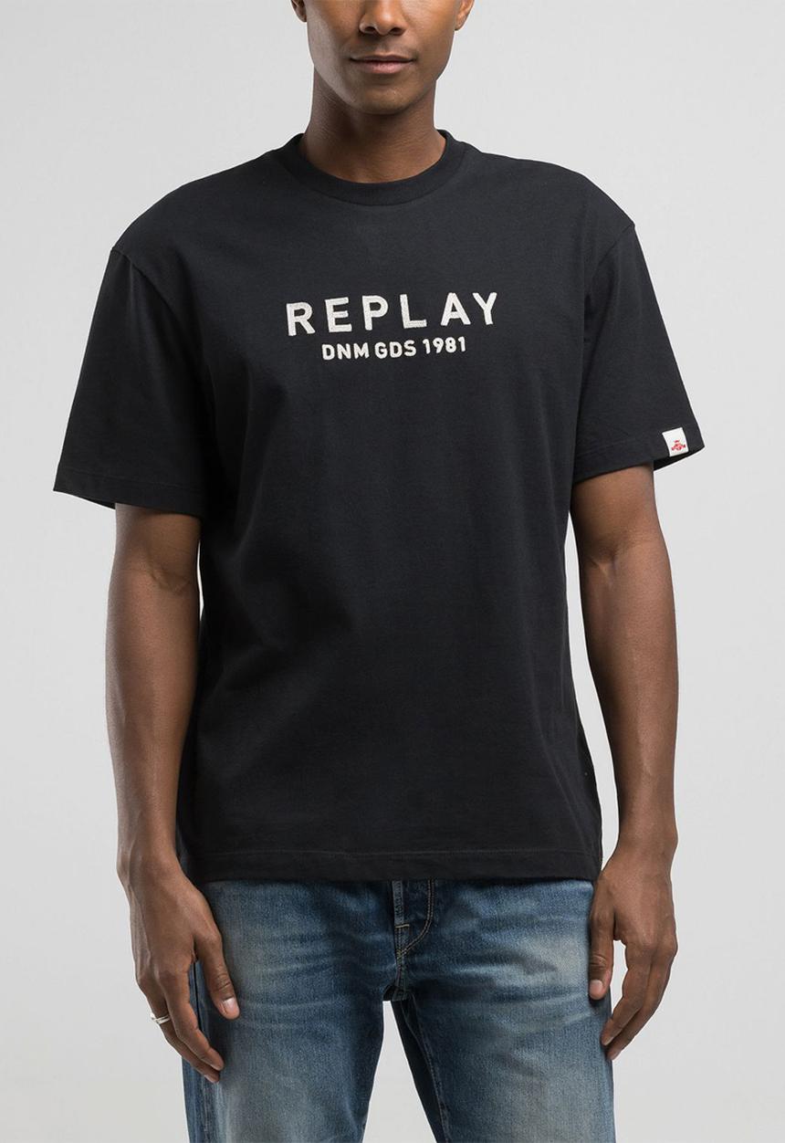 Replay - Replay Logo Tee - Black
