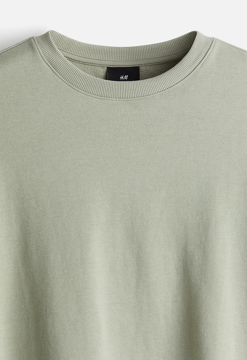 H&M - Loose fit sweatshirt - sage green