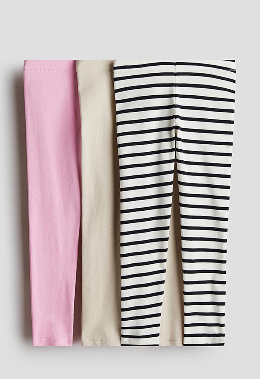 H&M - 3-Pack jersey leggings - multi