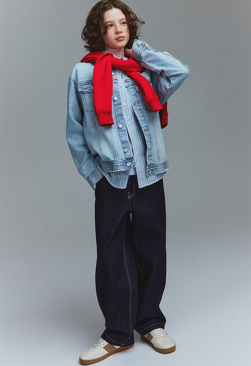 H&M - Baggy fit jeans - dark denim blue