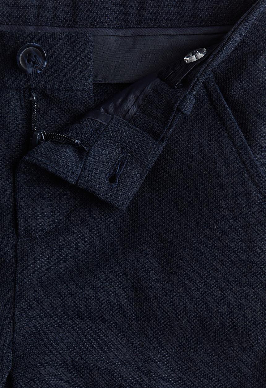 H&M - Slim fit suit trousers - navy blue 