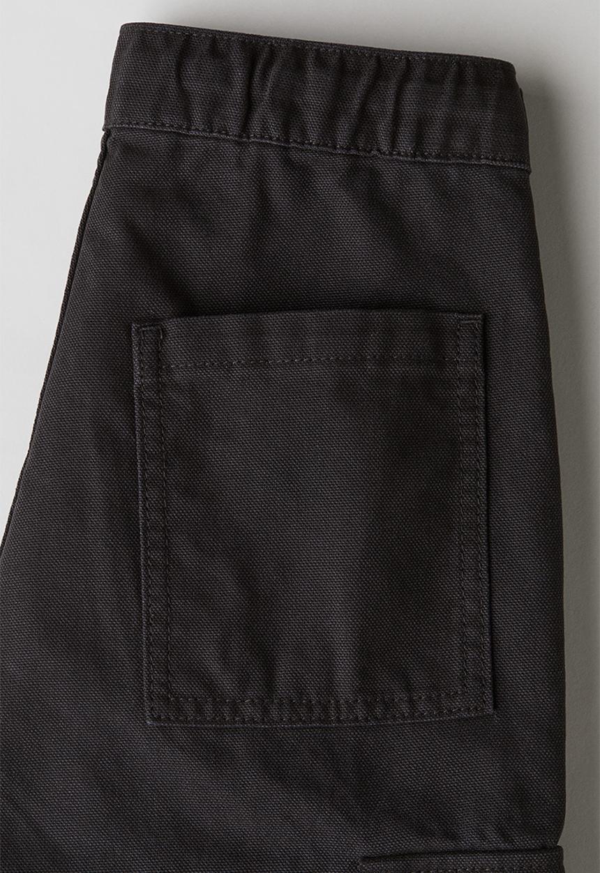 H&M - Canvas cargo trousers - black