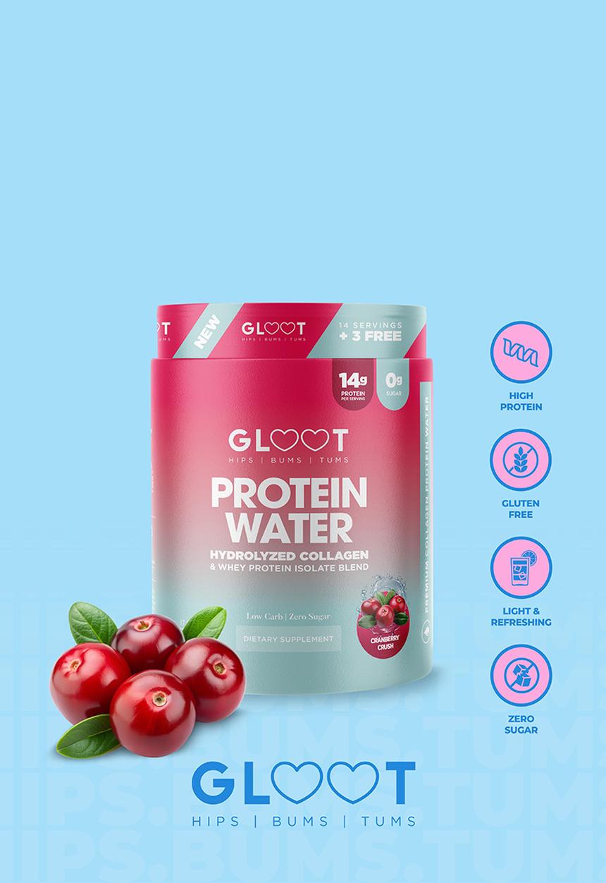 GLOOT - Protein Water Cranberry Crush