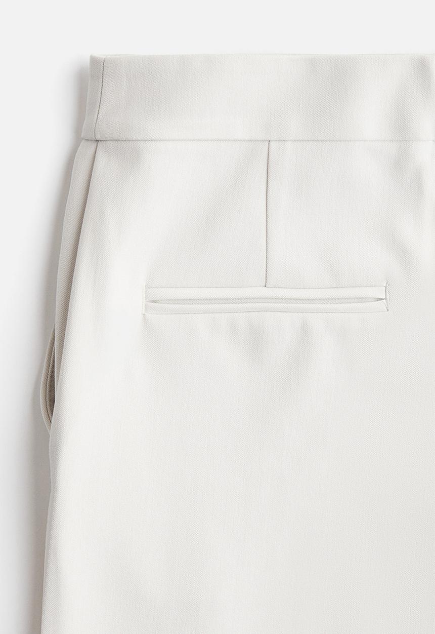 H&M - Bootcut trousers - light beige