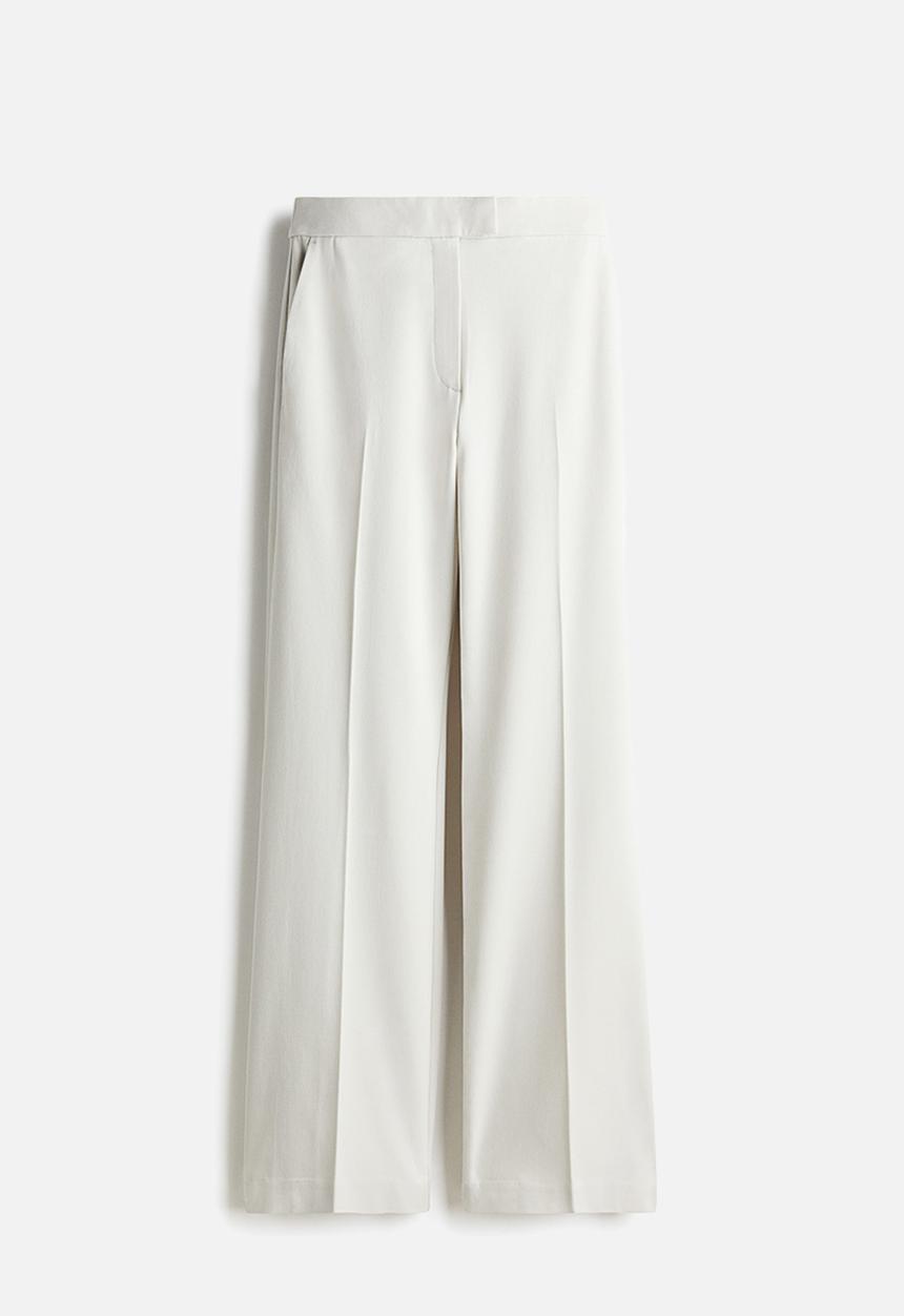 H&M - Bootcut trousers - light beige