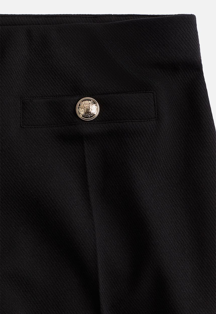 H&M - Wide trousers - black