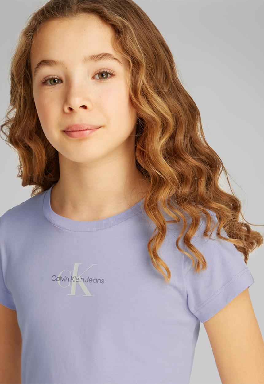 Calvin Klein - Micro monogram top - purple heather