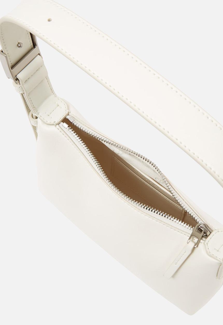 Calvin Klein - Hardware handle mini bag- chalk