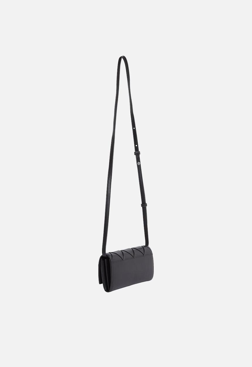 Calvin Klein - Ck woven convertible wallet bag- ck black