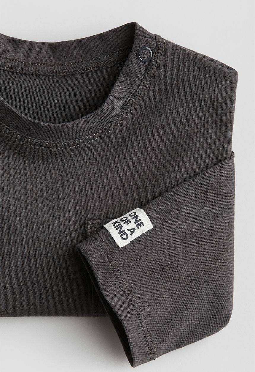 H&M - Long-sleeved t-shirt - dark grey