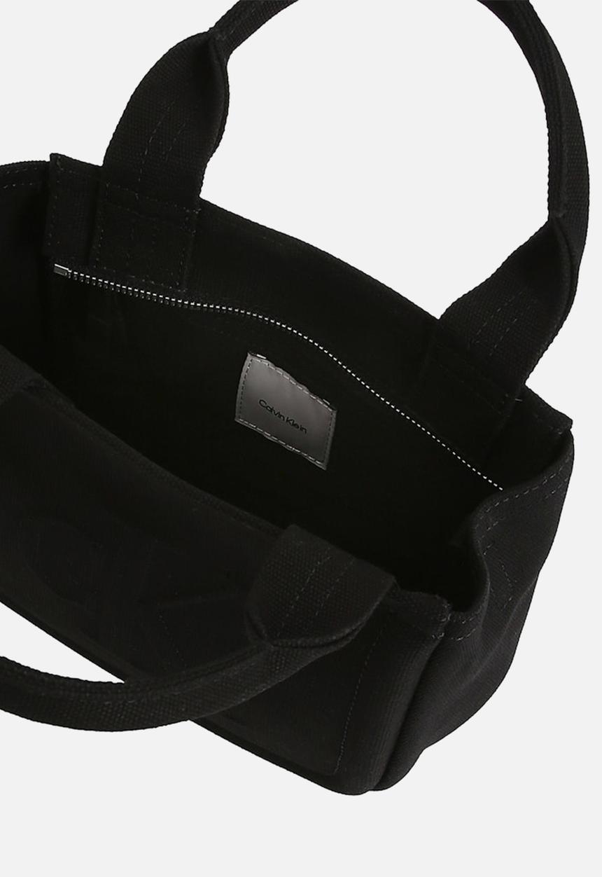 Calvin Klein - Summer canvas mini tote- na black