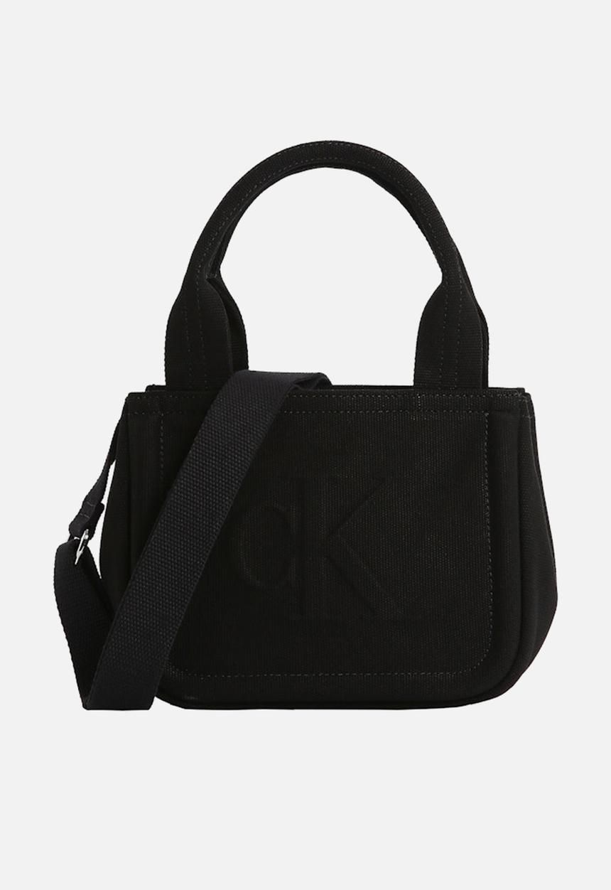 Calvin Klein - Summer canvas mini tote- na black
