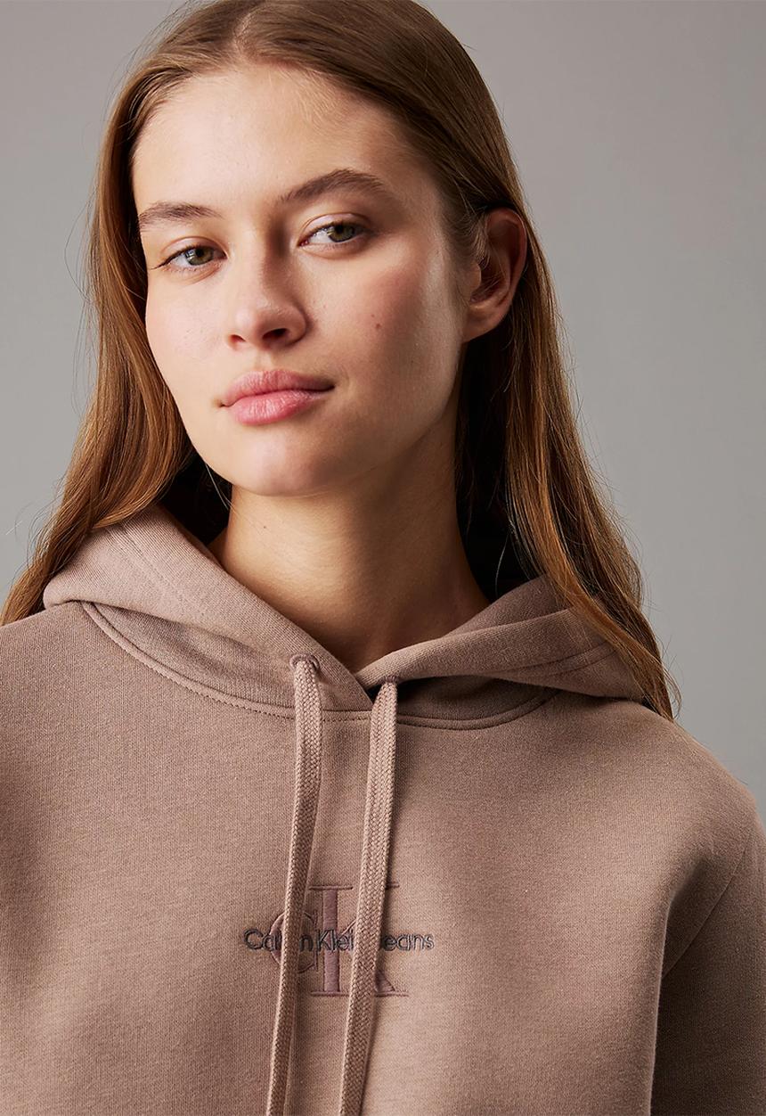 Calvin Klein - Monologo slim tee - taupe gray