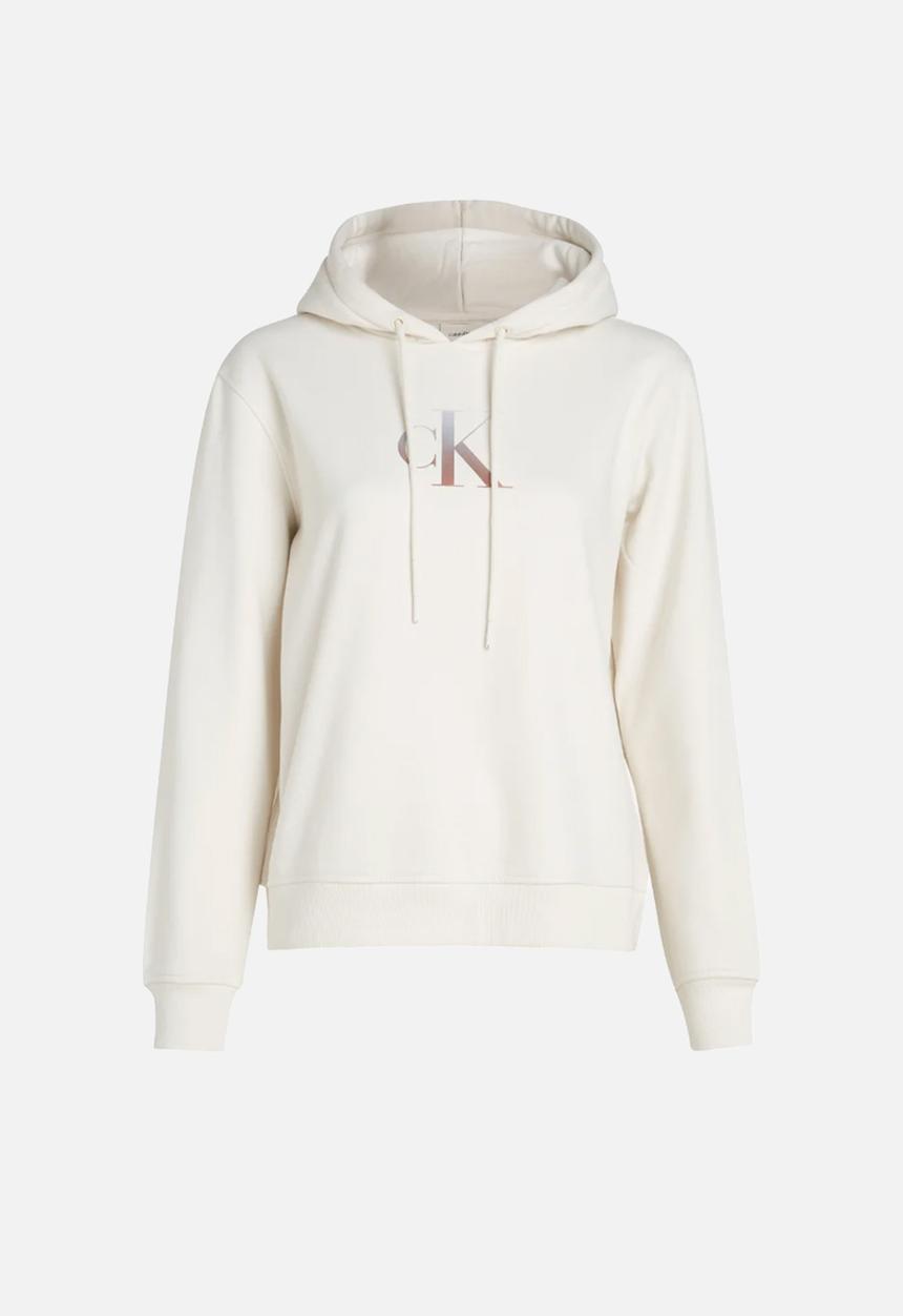 Calvin Klein - Gradient ck hoodie - ivory