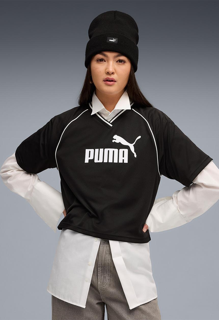 PUMA - ESS Relaxed Cropped Football Jersey PUMA