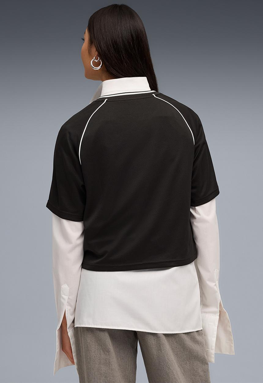 PUMA - ESS Relaxed Cropped Football Jersey PUMA