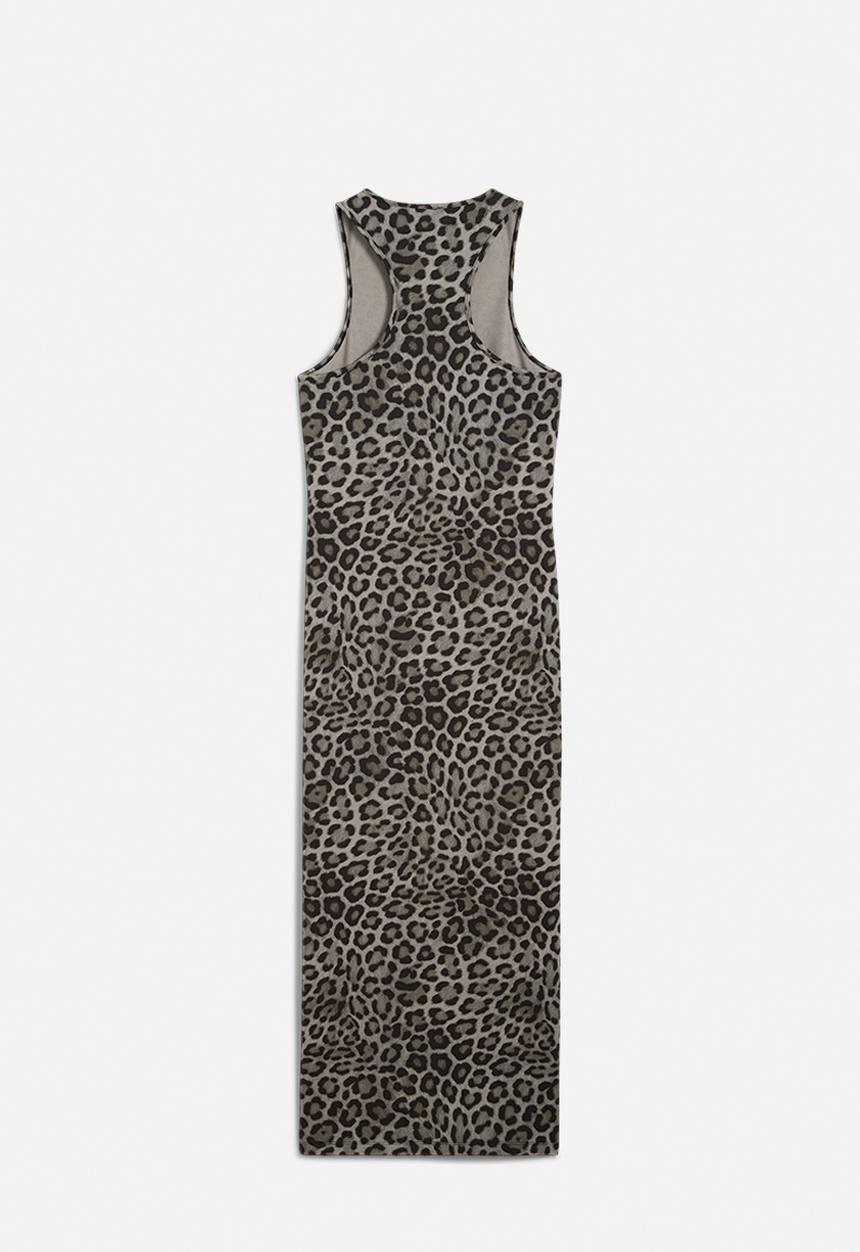 PUMA - Leo Luxe Slim Aop Dress - Black