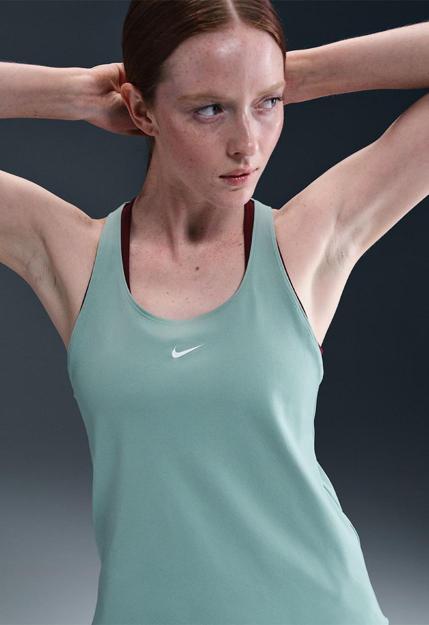 Nike - Nike Pro womens elastika tank - cannon/white