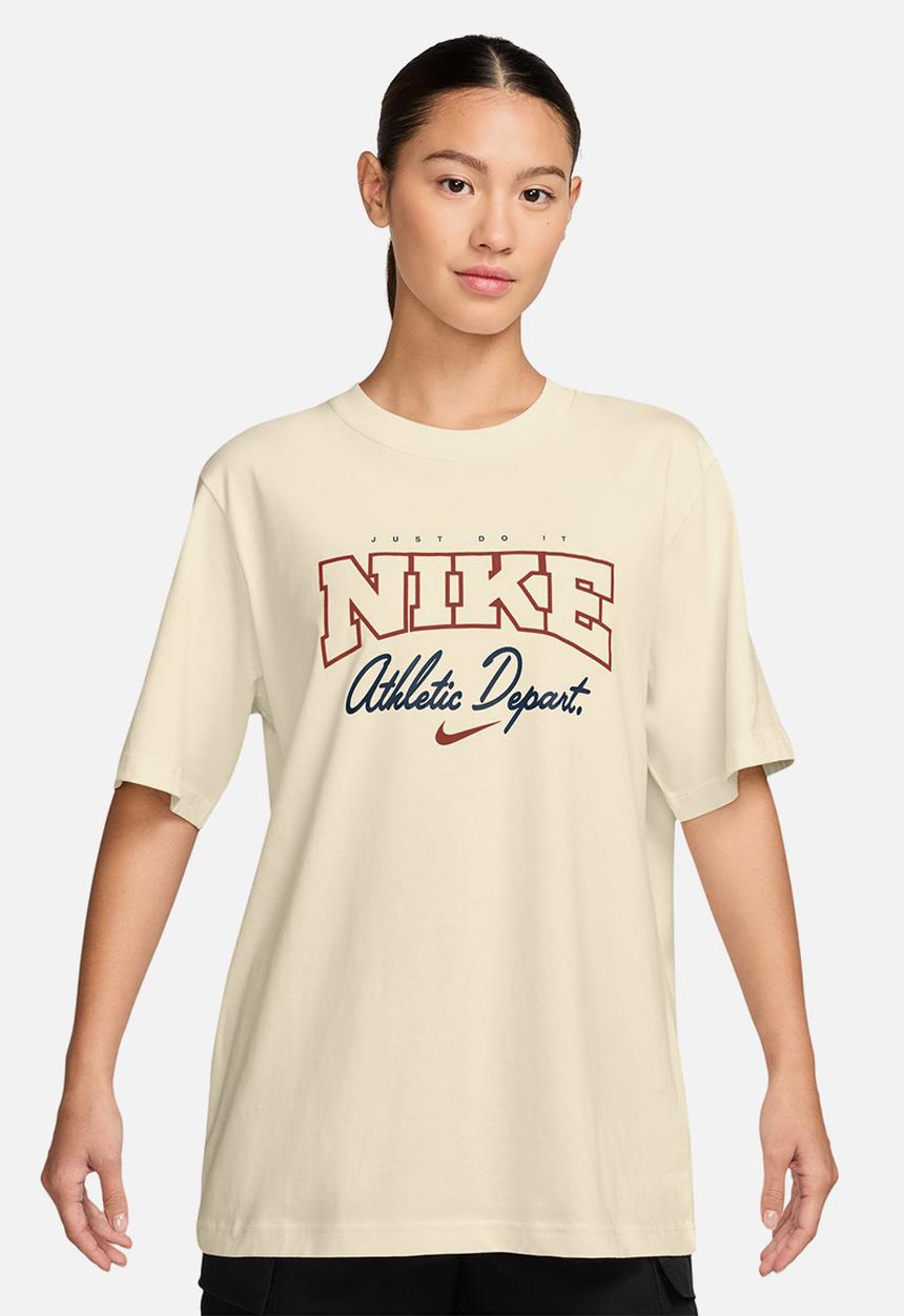 Nike - Nike womens Phoenix Fleece tee - pale ivory