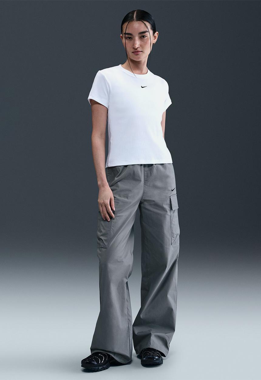 Nike - Nike womens rib tight tee - white