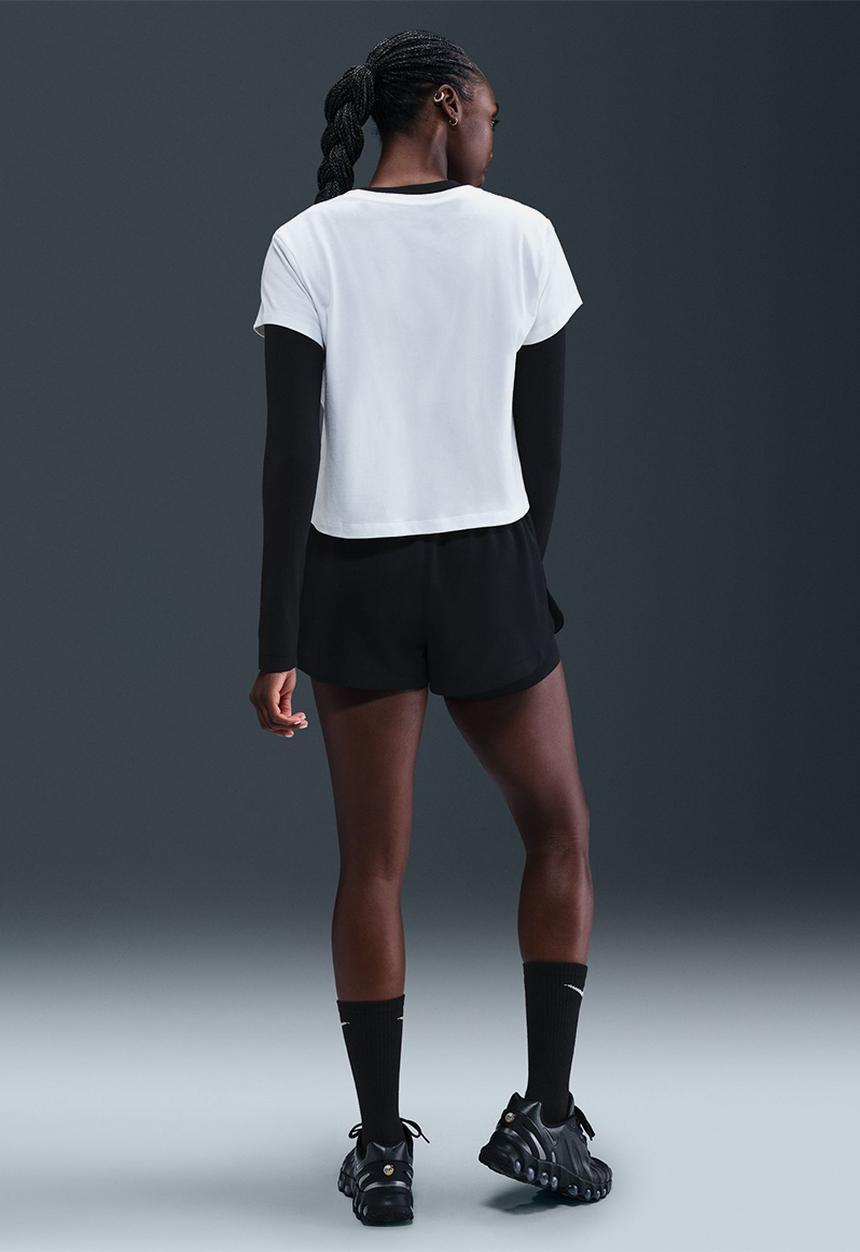Nike - Nike womens club tee - white/black
