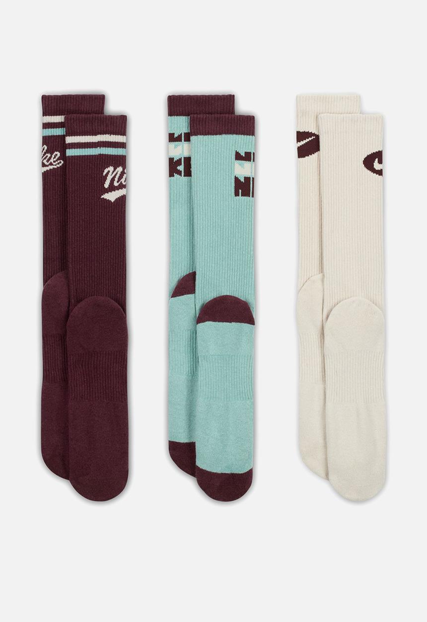 Nike - Everyday Plus Crew Sock 3pk - Multi