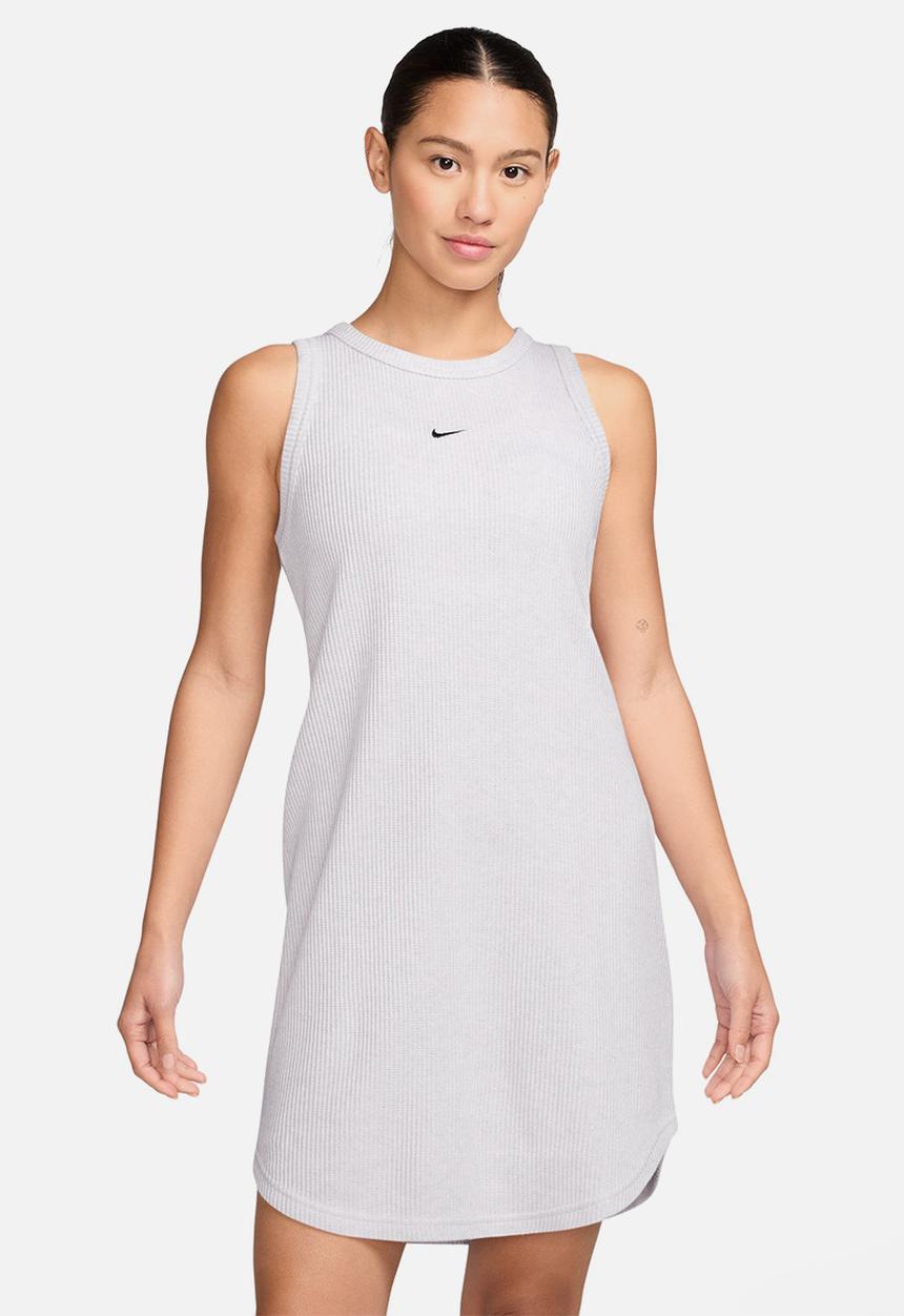 Nike - Nike womens chill knits tank dress - birch heather/black