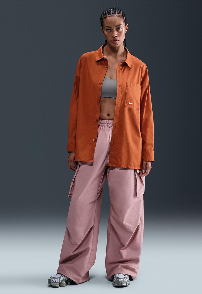 Nike - Nike womens no chill top - dark russet/sail