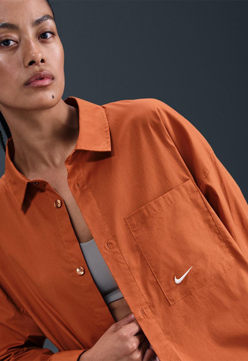 Nike - Nike womens no chill top - dark russet/sail
