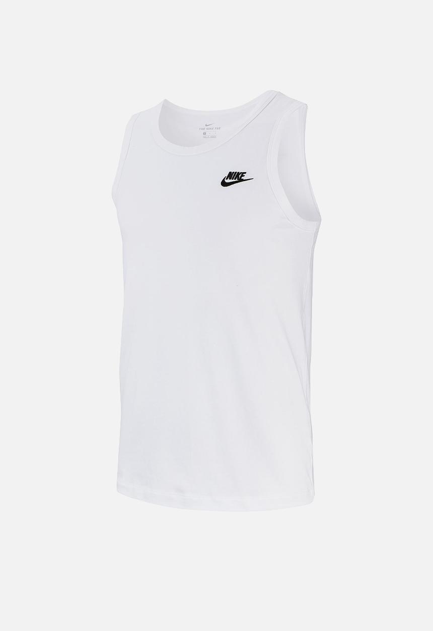 Nike - NSW Club Tank Top - White/Black