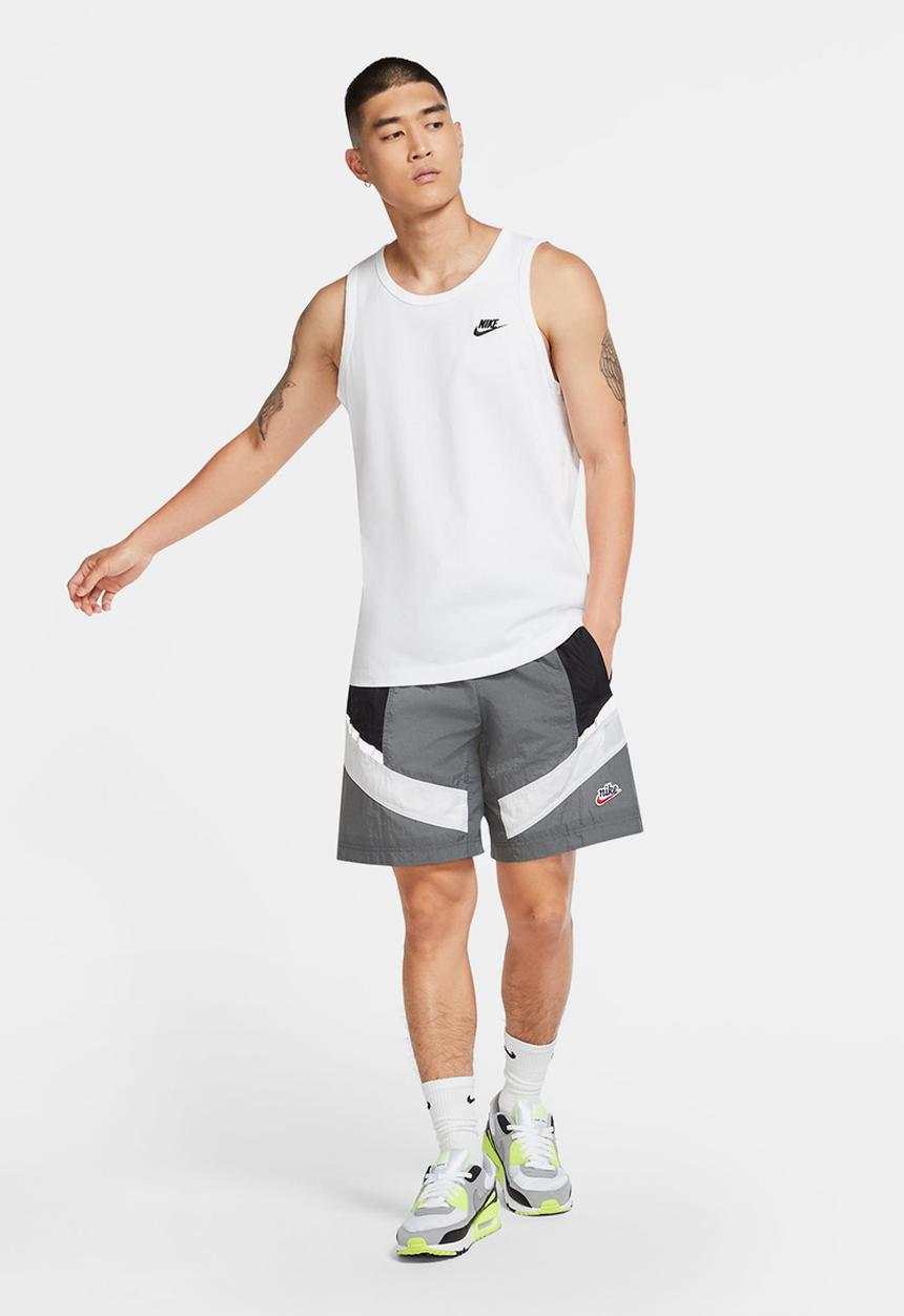 Nike - NSW Club Tank Top - White/Black