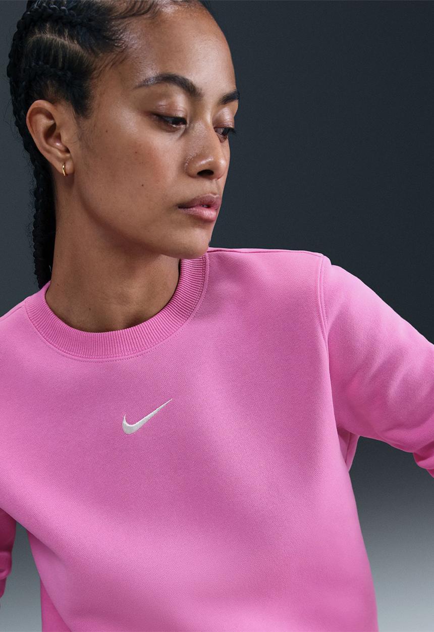 nike sweater women pink