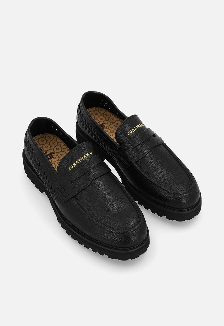 Jonathan D - Penny Moc Weave - Black