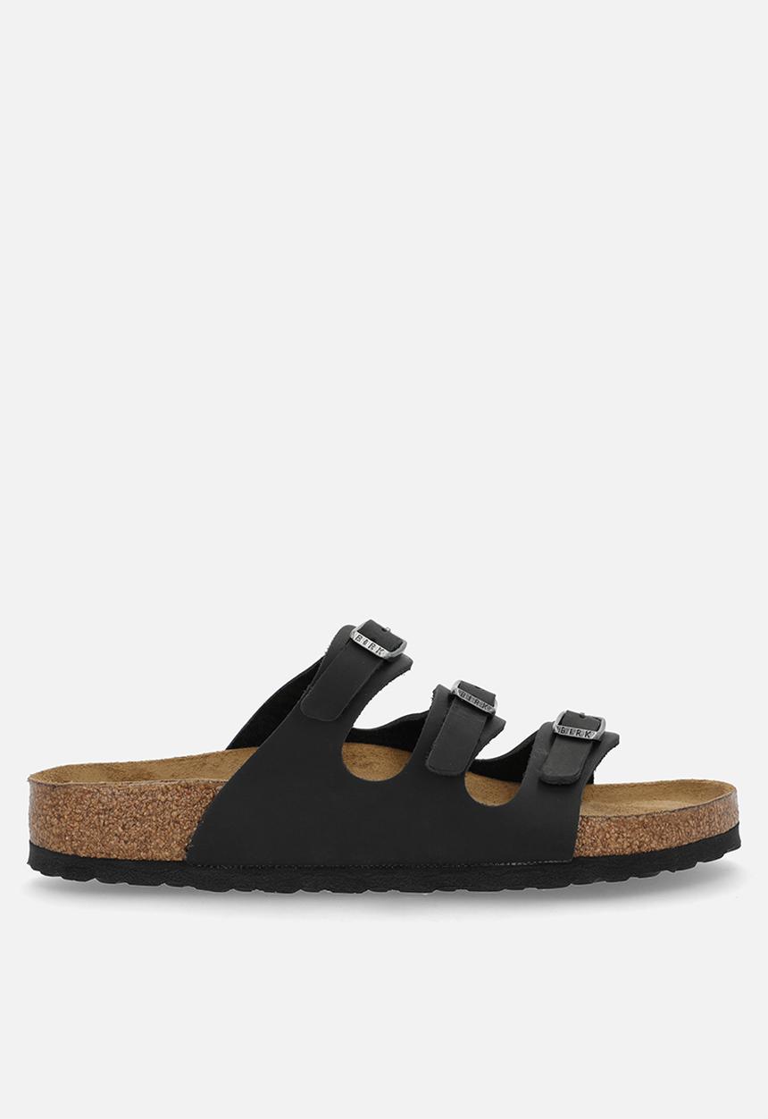 Birkenstock - Florida bs oiled leather - black