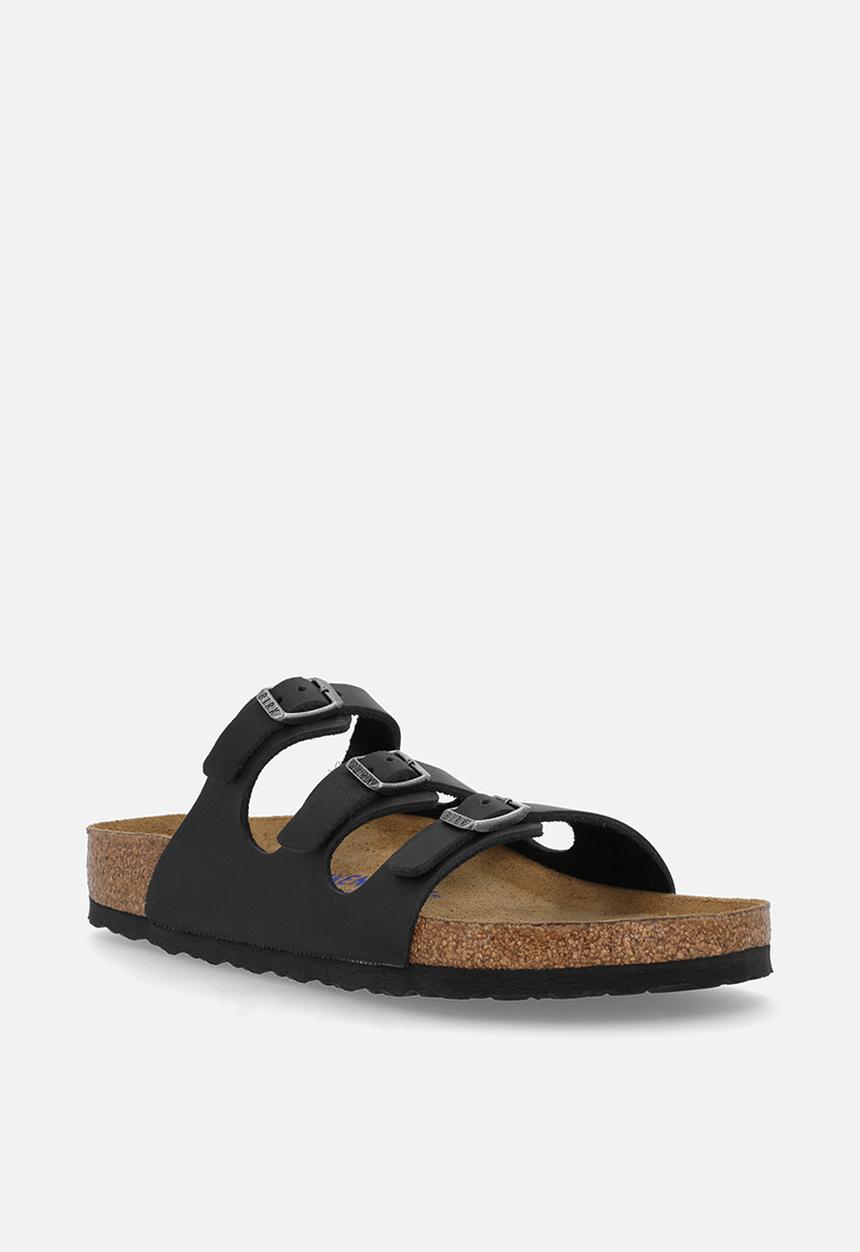 Birkenstock - Florida bs oiled leather - black