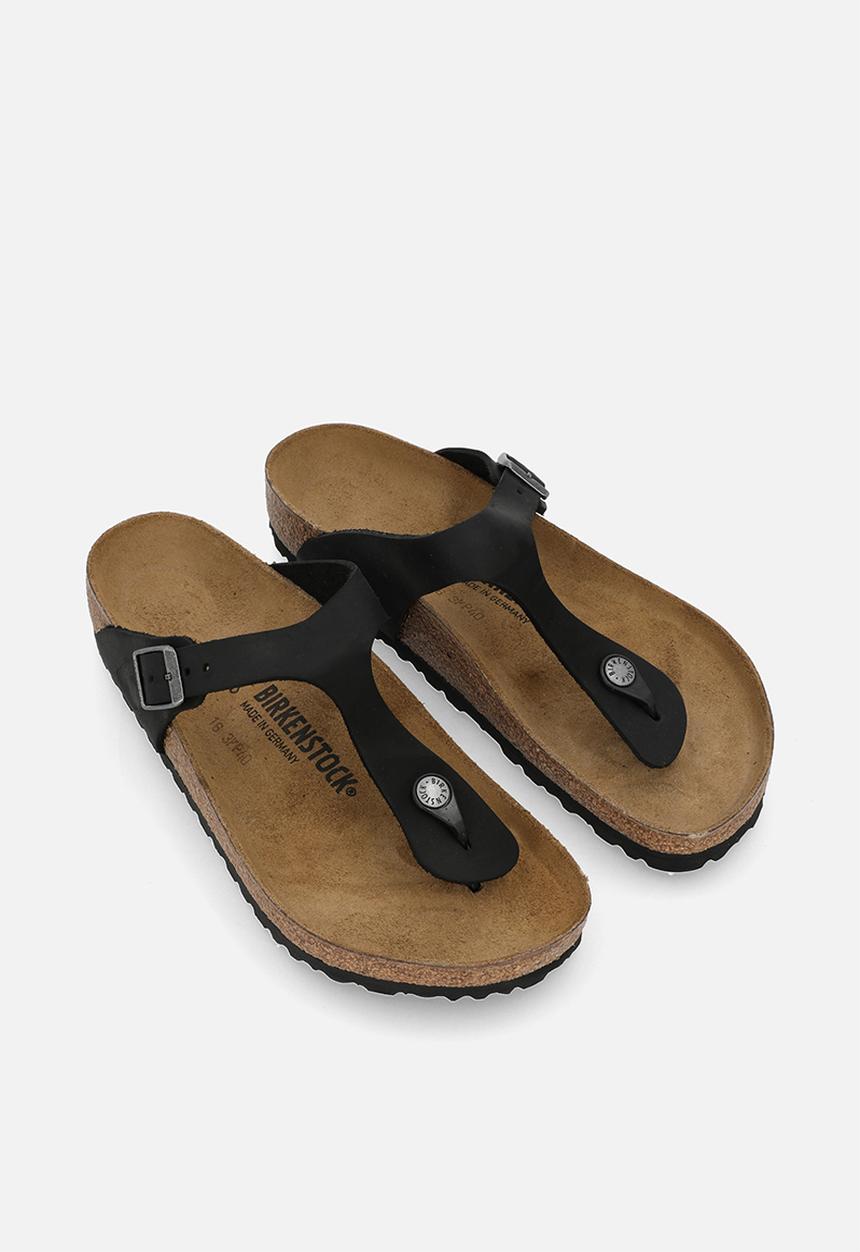 Birkenstock - Gizeh bs oiled leather - black