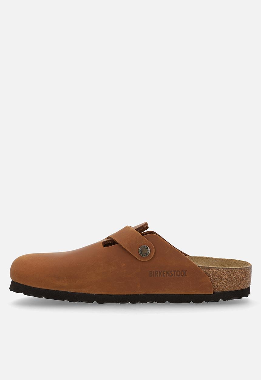 Birkenstock - Boston narrow BS oiled leather - cognac