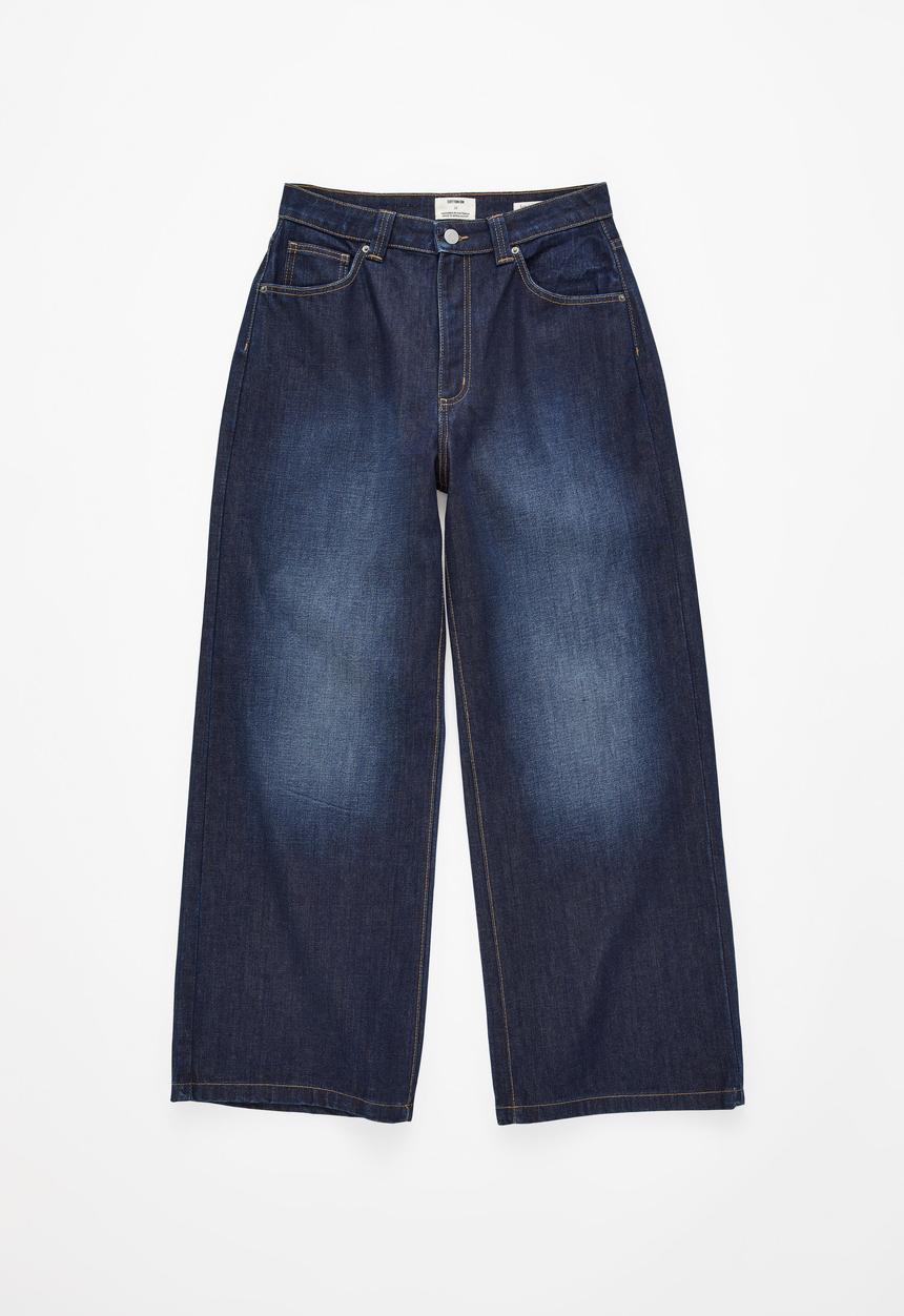 Cotton On - Low super baggy jean - star/blue
