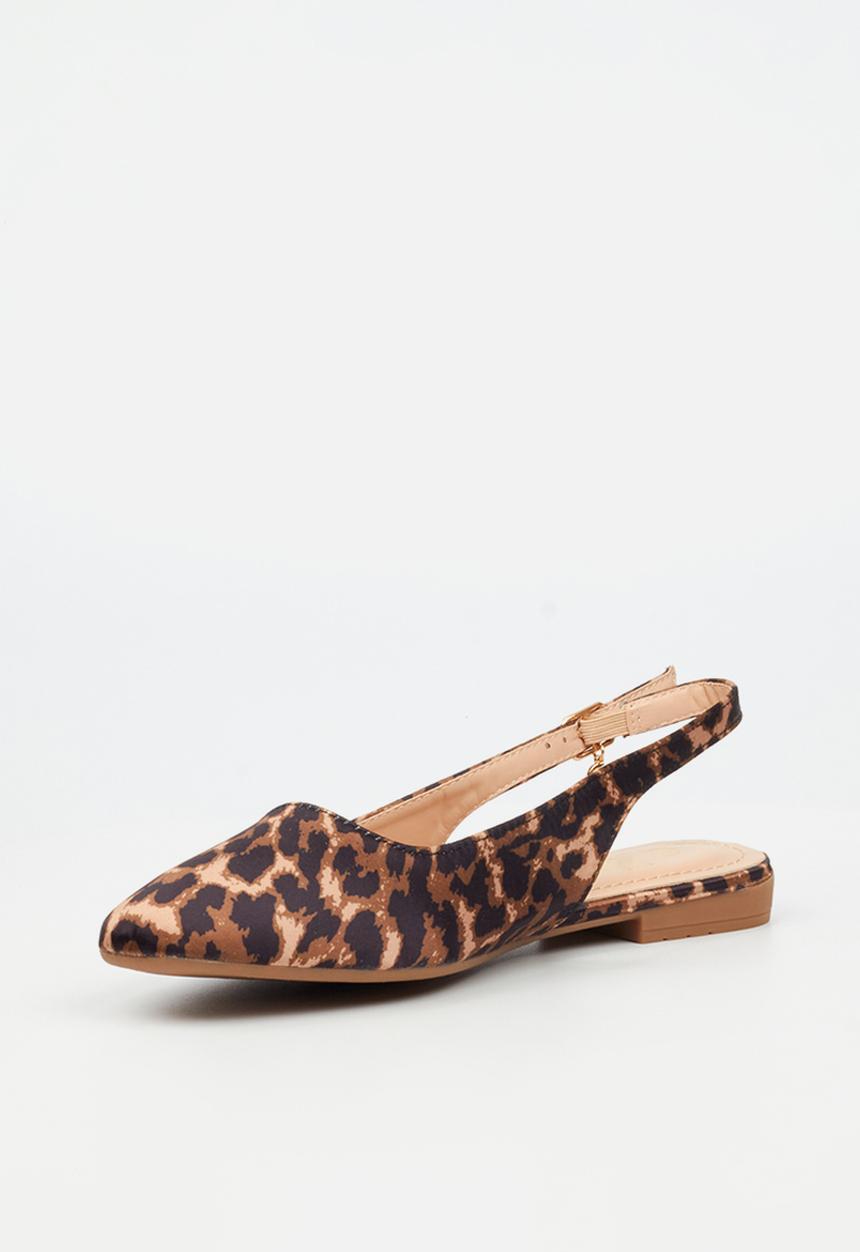 Miss Black - Candice 5 slingback pump - leopard