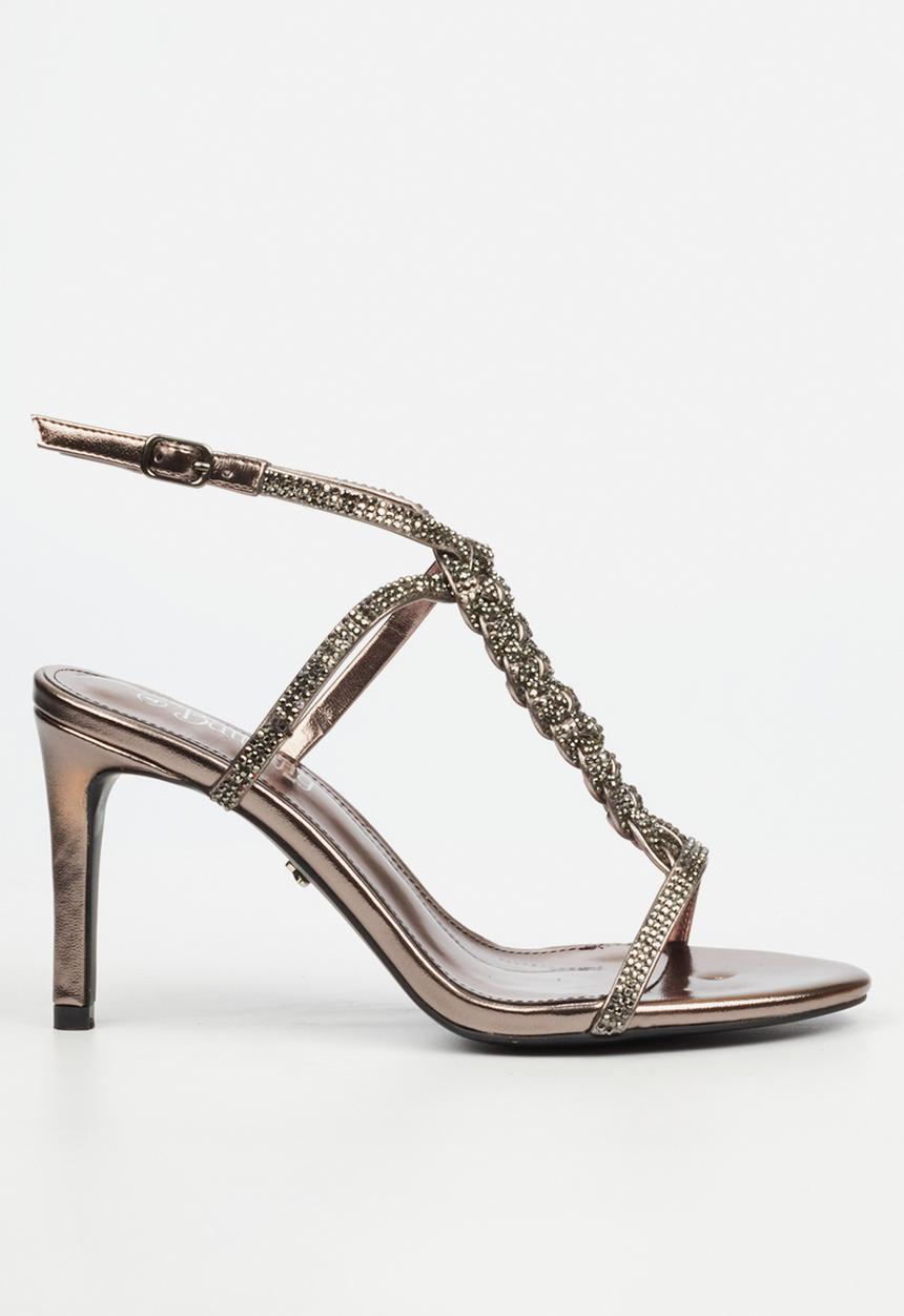 Butterfly Feet - Dione 1 heel - pewter